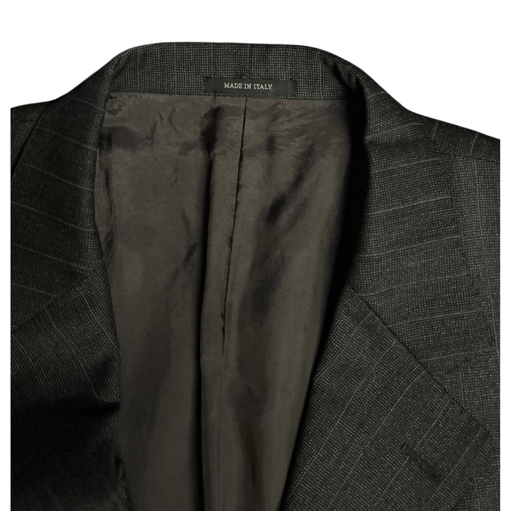 Ermenegildo Zegna Tessuto Wool Cashmere Pinstripe Blazer Tailored Mabro Italy 46 - Picture 5 of 11